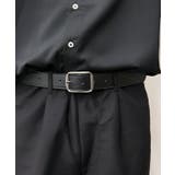 ブラック-3 | スクウェアベルト | GROOVY STORE