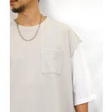 【オーバーサイズ】Tシャツ半袖 レイヤード風Tシャツ ジョーゼット | GROOVY STORE | 詳細画像11 
