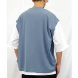 【オーバーサイズ】Tシャツ半袖 レイヤード風Tシャツ ジョーゼット | GROOVY STORE | 詳細画像22 