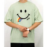 【SMILEY FACE】【オーバーサイズ】Tシャツ半袖 サガラ刺繍 | GROOVY STORE | 詳細画像4 