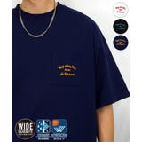ネイビー-刺繍ロゴ | Tシャツ半袖 刺繍 ポケット | GROOVY STORE