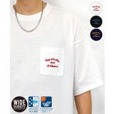 ホワイト-刺繍ロゴ | Tシャツ半袖 刺繍 ポケット | GROOVY STORE