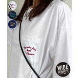 ホワイト-刺繍ロゴ | Tシャツ半袖 刺繍 ポケット | GROOVY STORE
