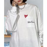 グラフィック プリント ロンｔ 長袖Tシャツ ワンポイント | GROOVY STORE | 詳細画像3 