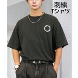 ブラック系-サークル | 【刺繍】ワンポイント Tシャツ半袖 ロゴ ワイド サークル ハート | GROOVY STORE