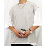 Tシャツ半袖 レイヤード風Tシャツ ジョーゼット | GROOVY STORE | 詳細画像13 