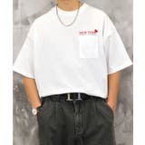 【オーバーサイズ】Tシャツ半袖 刺繍 ポケット Tシャツ #ロゴ  | GROOVY STORE | 詳細画像11 