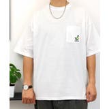 【オーバーサイズ】Tシャツ半袖 刺繍 ポケット Tシャツ #ロゴ  | GROOVY STORE | 詳細画像54 