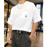 【オーバーサイズ】Tシャツ半袖 刺繍 ポケット Tシャツ #ロゴ  | GROOVY STORE | 詳細画像57 