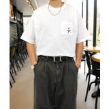 【オーバーサイズ】Tシャツ半袖 刺繍 ポケット Tシャツ #ロゴ  | GROOVY STORE | 詳細画像23 