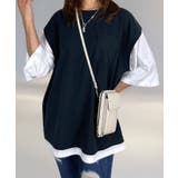 【オーバーサイズ】ベスト風 Tシャツ 上品 | GROOVY STORE | 詳細画像4 