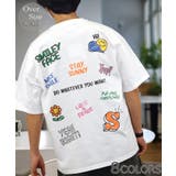 ホワイト-2 | Tシャツ半袖 オーバーサイズ 刺繍 | GROOVY STORE