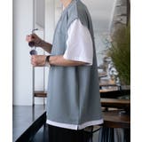 【ビッグ】レイヤード風 ベスト風 Tシャツ #大きいサイズ #無地 Tシャツ | GROOVY STORE | 詳細画像9