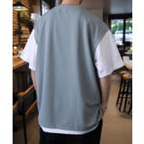【ビッグ】レイヤード風 ベスト風 Tシャツ #大きいサイズ #無地 Tシャツ | GROOVY STORE | 詳細画像10