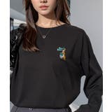 ゆったり 着やすい ルーズシルエット 刺繍ワンポイント ロンT  | GROOVY STORE | 詳細画像26 