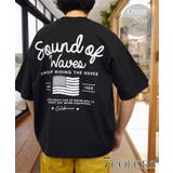 ブラック-2 | Tシャツ半袖 オルテガ さがら刺繍 | GROOVY STORE