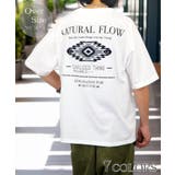 ホワイト-1 | Tシャツ半袖 オルテガ さがら刺繍 | GROOVY STORE