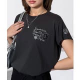 ブラック系2 | 【刺繍】ワンポイント Tシャツ半袖 グラフィック フラワー ロゴ 袖刺繍 | GROOVY STORE
