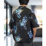 【オーバーサイズ】総柄 開襟 アロハ シャツ ＃オーバーサイズ シャツ | GROOVY STORE | 詳細画像4 