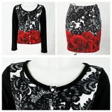 ゴージャスなインパクトデザイン♪レース&ローズコラボプリントセットアップ… | Growing Rich | 詳細画像6