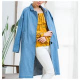 美人フェイスに仕上がる デニムチェスタージャケットコート | Growing Rich | 詳細画像5