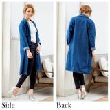 美人フェイスに仕上がる デニムチェスタージャケットコート | Growing Rich | 詳細画像8