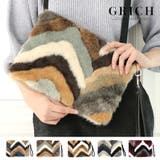 Growing Rich（グローウィングリッチ） | [秋冬][雑貨 小物 鞄 バッグ アクセサリー]ミックスファーの2wayクラッチショルダーバッグ[170949][アクセサリー バッグクラッチ クラッチバッグ ショルダー ショルダーバッグ 小物 ファー ファーバッグ 2way レディース カジュアル エレガント秋冬]