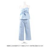 ブルー | リボンキャミセットアップ | Growing Rich