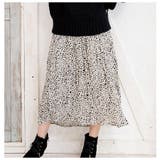 ホワイト | [再入荷][ボトムス スカート]ダルメシアン柄ハンドプリーツスカート[18123… | Growing Rich
