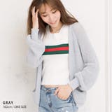 グレー | [トップス]ぽわん袖 ローゲージ サマーニット | Growing Rich