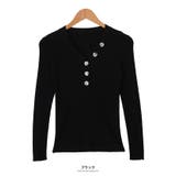 ブラック | [トップス][レディース ニット セーター | Growing Rich