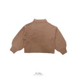 ベージュ | プチハイネックリブニット | Growing Rich