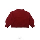ボルドー | プチハイネックリブニット | Growing Rich