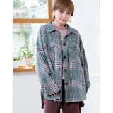 チェック柄ビッグCPOシャツ | Growing Rich | 詳細画像14