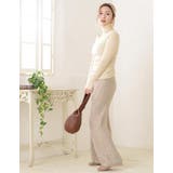 リブニットストレートパンツ | Growing Rich | 詳細画像3