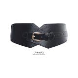 ブラック2 | ウエストマーク幅広ゴムベルト 2type | Growing Rich