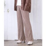 モカブラウン | パンツ レディース プリーツパンツ | Growing Rich