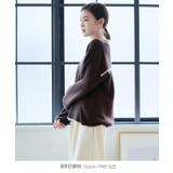 配色パイピングＶネックニット トップス ニット | Growing Rich | 詳細画像12 