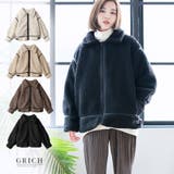 アウター ボアジャケット レディース | Growing Rich | 詳細画像1