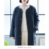 ラインキルトノーカラーコート コート ロングコート | Growing Rich | 詳細画像17 