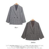 チェック柄テーラードジャケット ジャケット レディース | Growing Rich | 詳細画像14