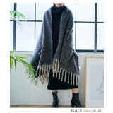 ポケット付き2Way大判ツイード柄大判ストール ストール 大判 | Growing Rich | 詳細画像7
