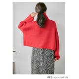 天竺編みショートタートルニット ニット ショート丈 | Growing Rich | 詳細画像4 