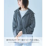 ジップセーラーカラープルオーバー トップス ニット | Growing Rich | 詳細画像5