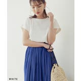 ホワイト | トップス レディース Tシャツ | Growing Rich