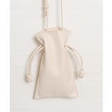 アイボリー | スマホショルダーバッグ スマホポーチ ショルダー | Growing Rich