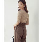 配色リブ5分袖プルオーバー トップス レディース | Growing Rich | 詳細画像10