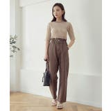 配色リブ5分袖プルオーバー トップス レディース | Growing Rich | 詳細画像8