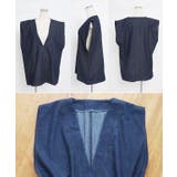 デニムVネックベスト ベスト レディース | Growing Rich | 詳細画像14 