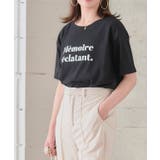 ブラック | ロゴプリントTシャツ tシャツ レディース | Growing Rich